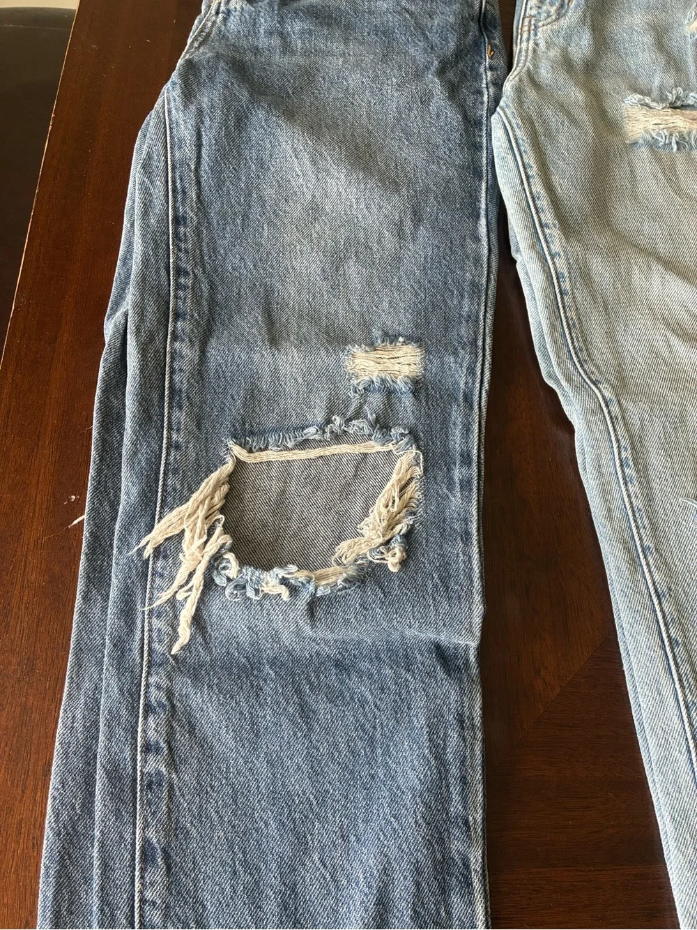 PACSUN 25 Women’s Distressed Ripped Jeans lot of 3 pairs- light, medium, dark